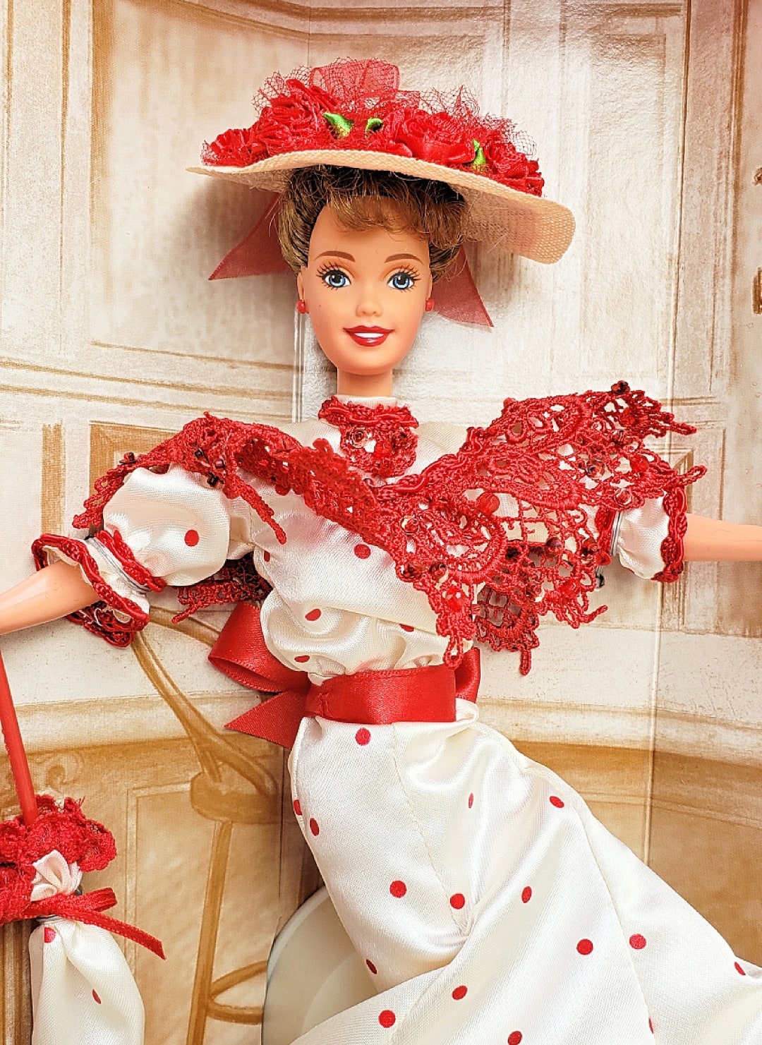 Soda Fountain Sweetheart Barbie 1996-special Edition/never Removed From Box/mattel/coca-cola