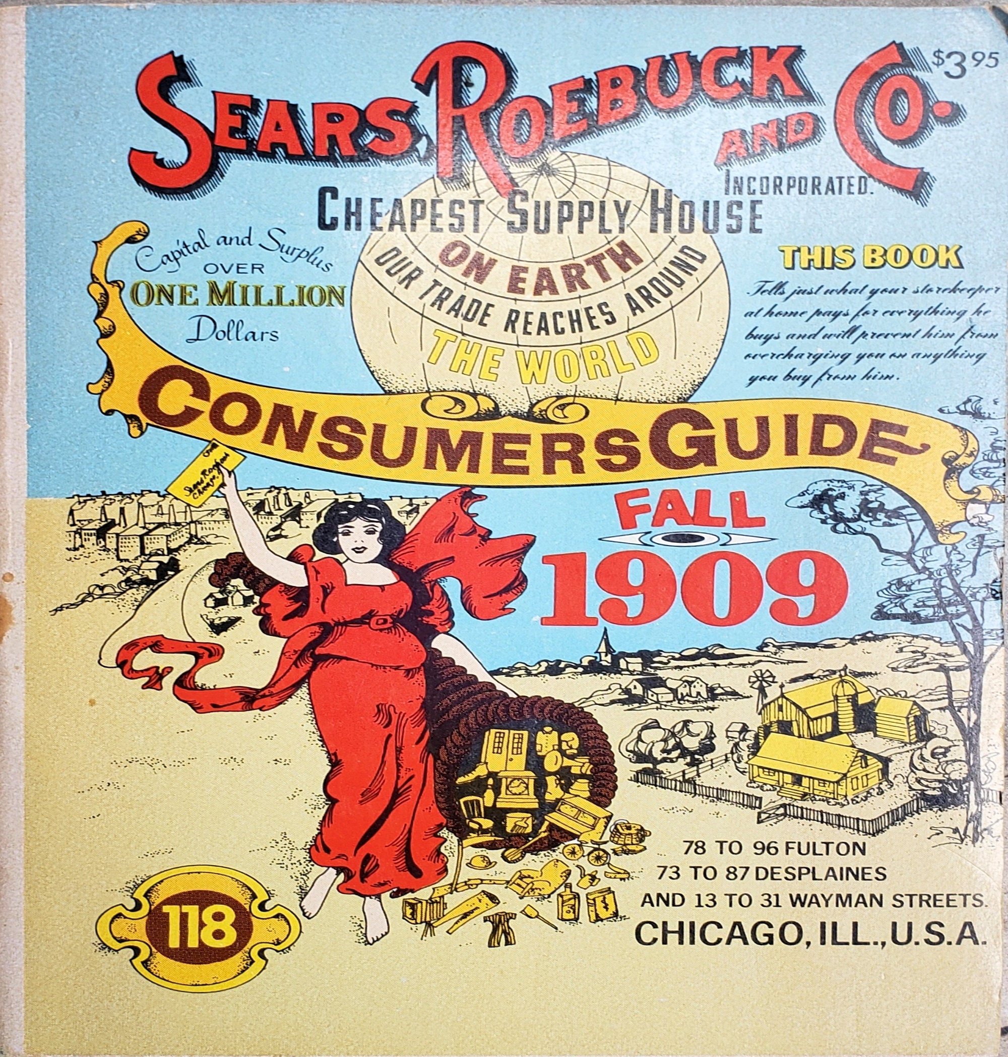 Sears Roebuck and Co. 1909 Fall Catalogreissue 1979/soft Coverventura