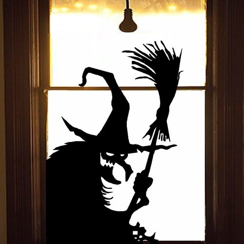 Wicked Witch #11, Wall or Window Decal : Halloween