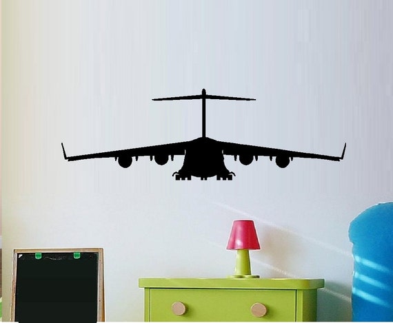 Plane A Large Wall Or Ceiling Fan As The Propeller Decal 15 X 45