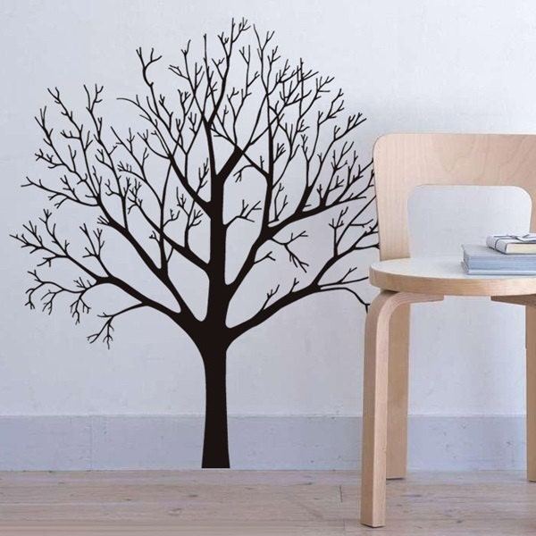 Bare Tree Wall or Window Decal Choose From Small Etsy
