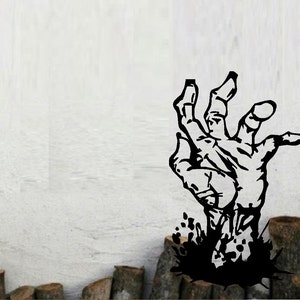 Zombie Hand - Wall, Door or Window Decal
