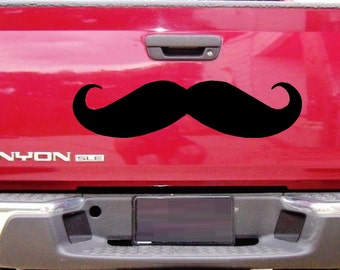 Mustache for Car ~ Auto, Wall or Window Decal