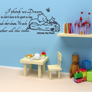 I Think we dream..... Popular Characters, Words & Phrases, Wall Decals image 2