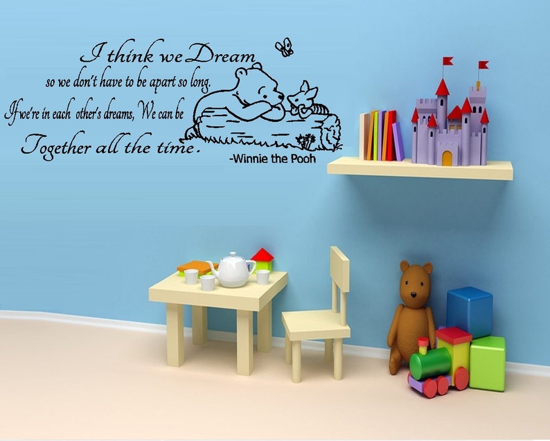 I Think we dream..... Popular Characters, Words & Phrases, Wall Decals image 2