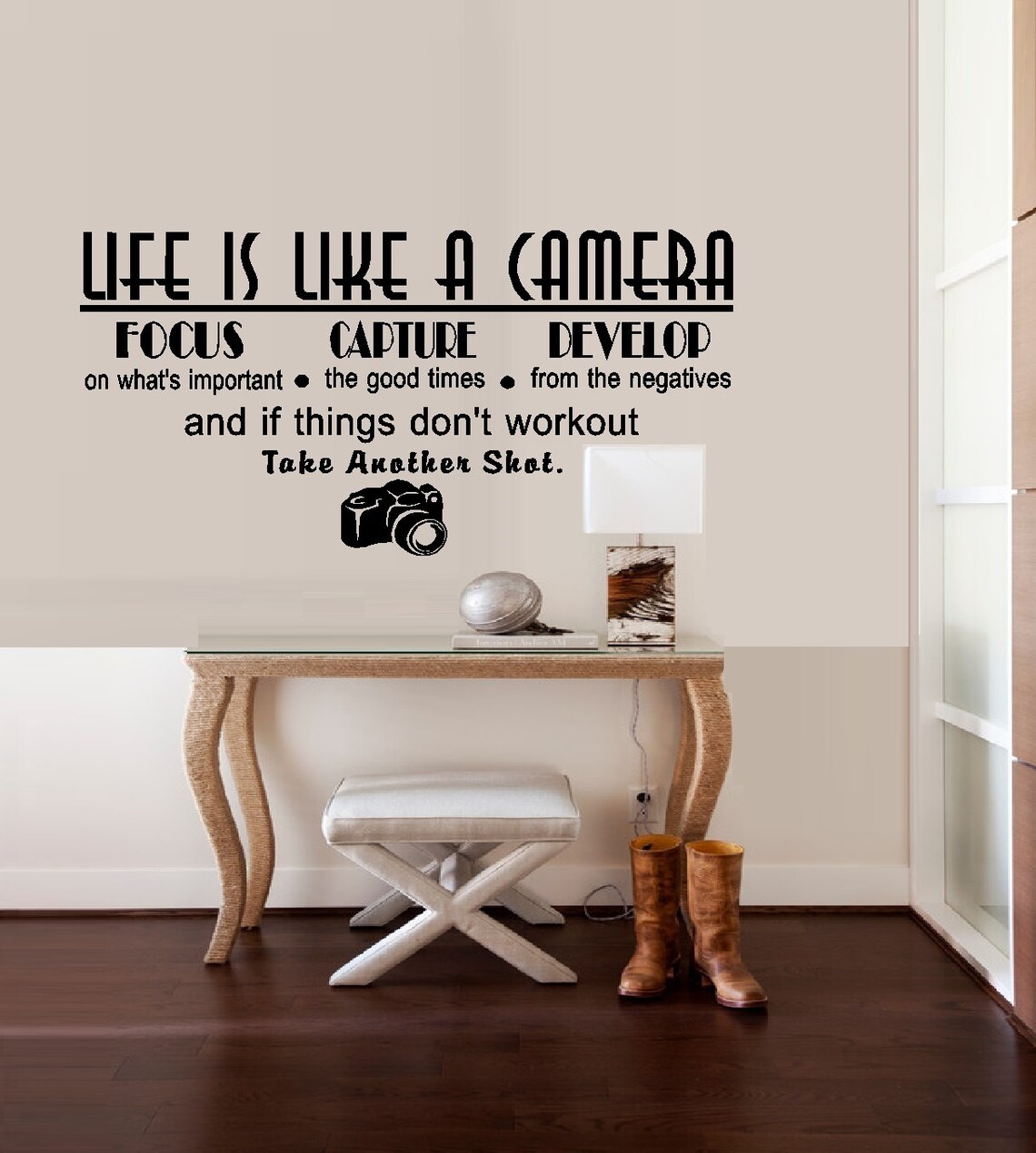 Life is Like a Camera 2 WALL Wall or Window Decals | Etsy