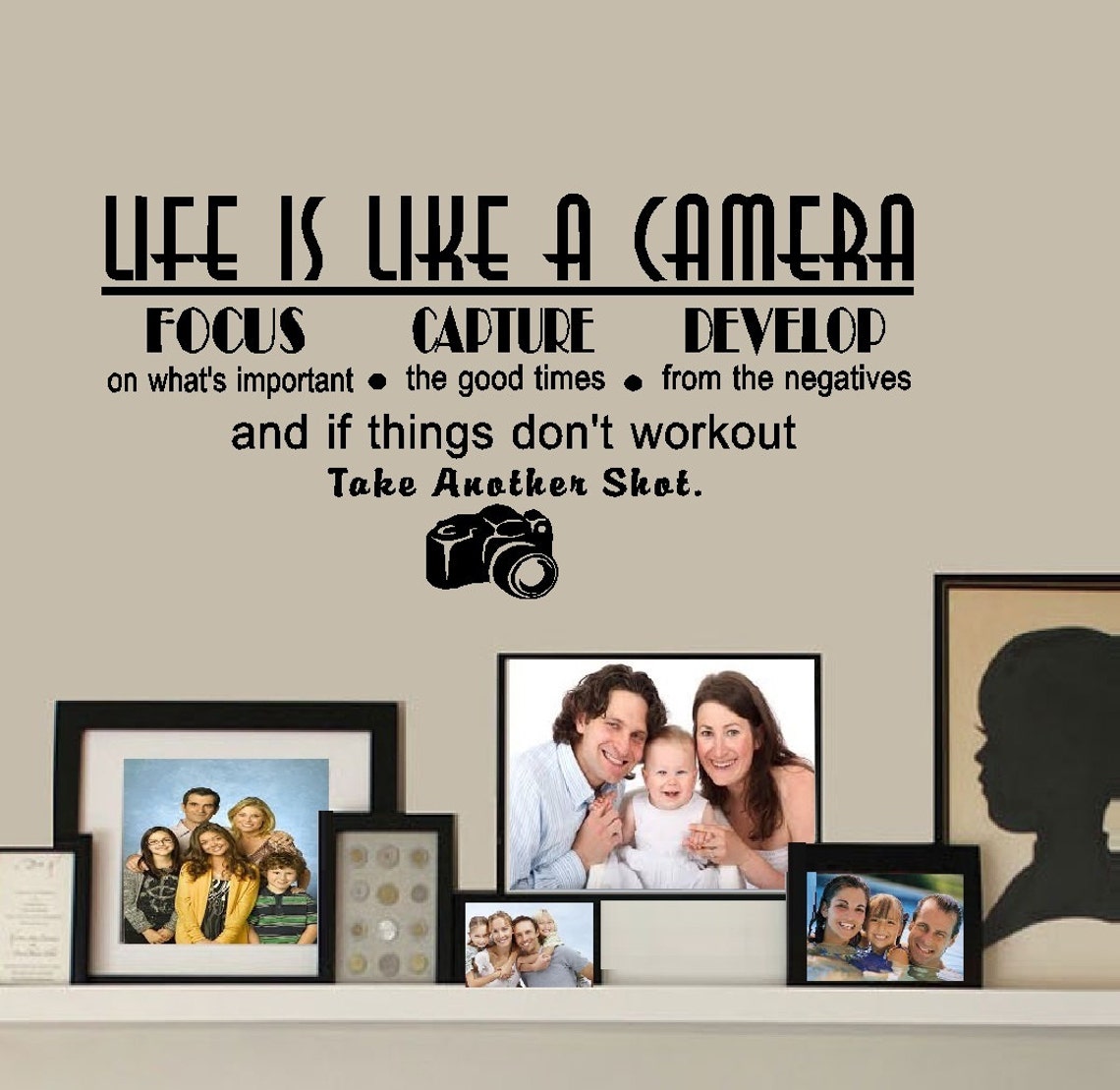 Life is Like a Camera 2 WALL Wall or Window Decals | Etsy