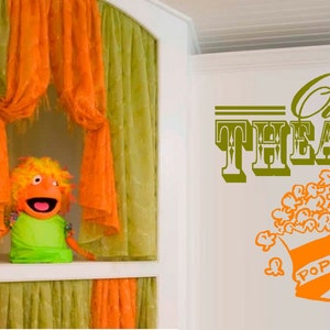 Our Theater -  Wall or Window Decal