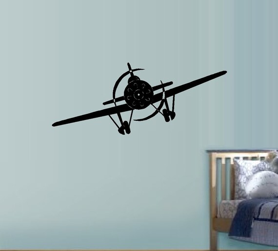 Plane C Large Wall Or Ceiling Fan As The Propeller Decal 17 X 40