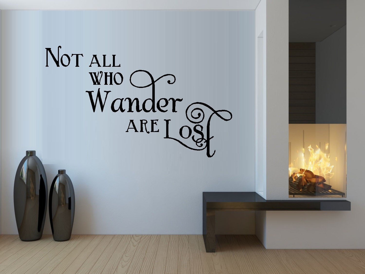 Not All Who Wander Are Lost Wall Decals - Etsy