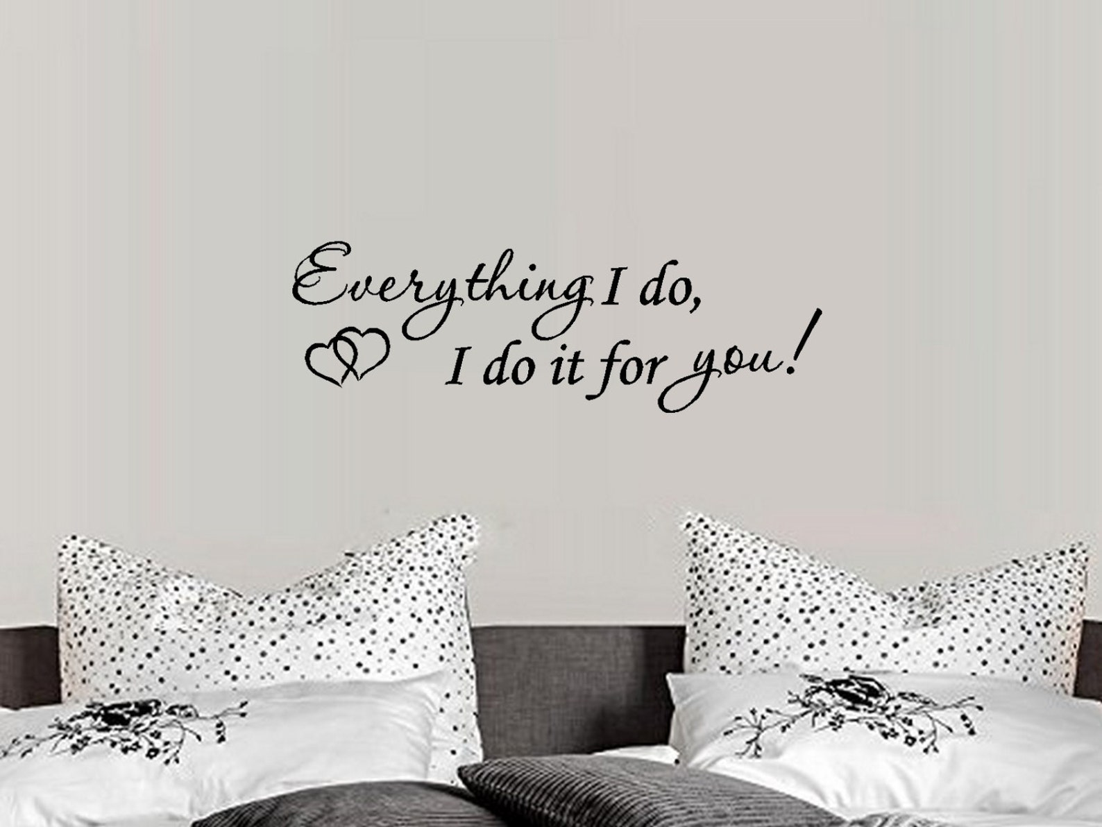 Everything I Do I Do It for You ~ Lyrics, Wall or Window Decal - Etsy