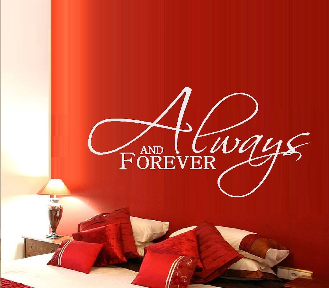 Always and Forever Wall or Window Decal Etsy