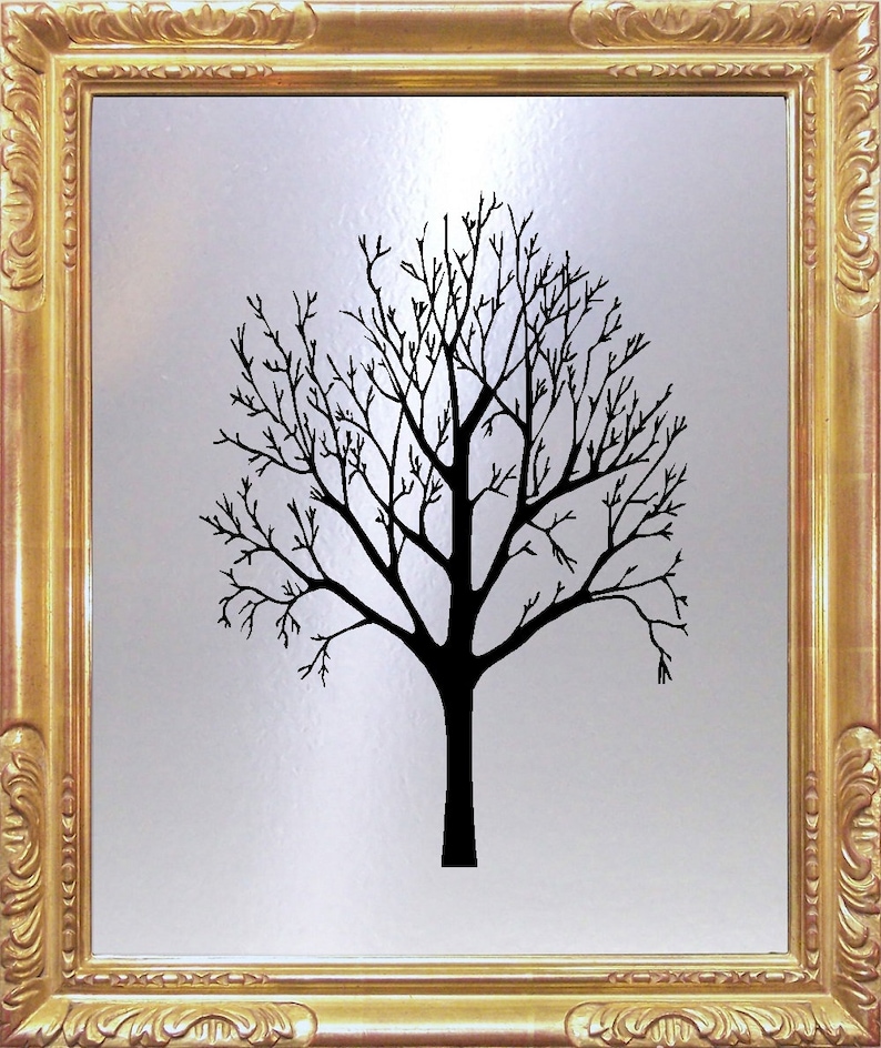 Bare Tree Wall or Window Decal Choose From Small Etsy