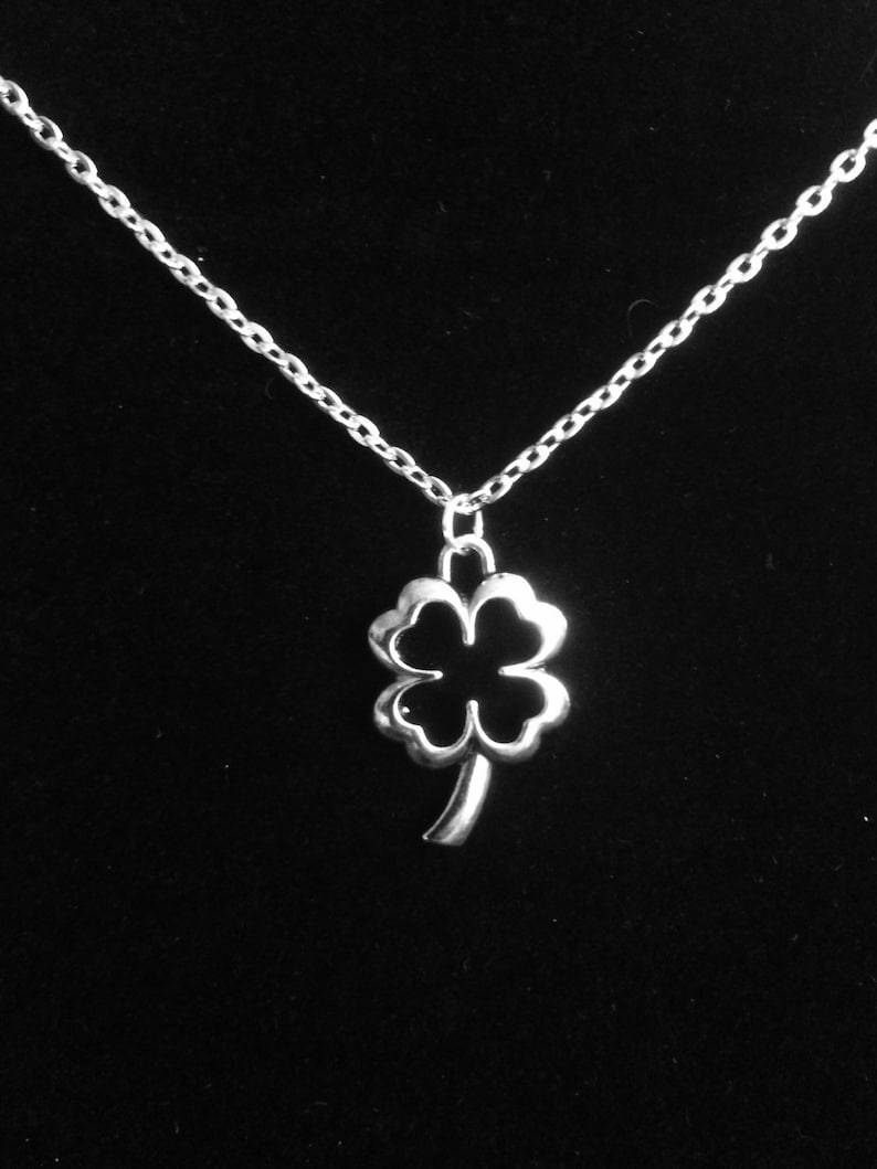 lucky horseshoe earrings Silver shamrock necklace Lucky horseshoe necklace bronze shamrock necklace /& earrings silver shamrock earrings