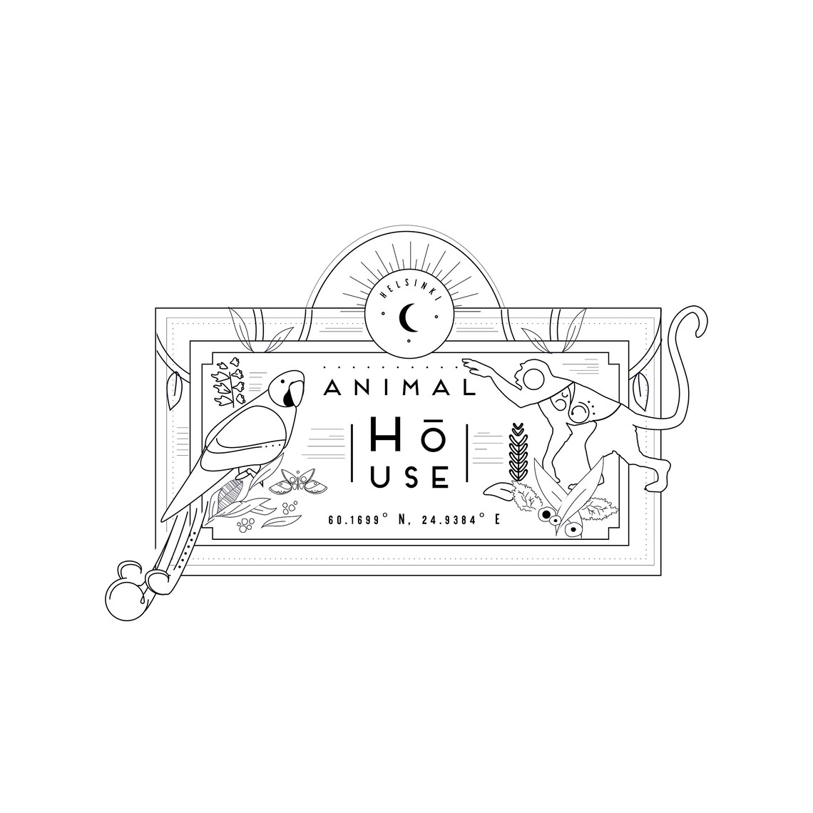 FULL SET Animal House Logo featuring watermarks and sub Etsy