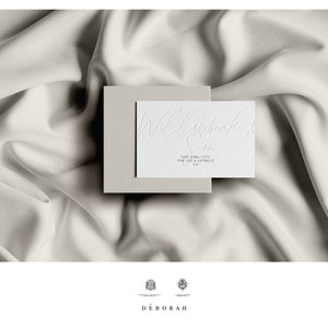 Aangepast visitekaartje - minimale, gestileerde logo's - aangepast logo-ontwerp - Etsy Business Card Rebranding, luxe visitekaartje,