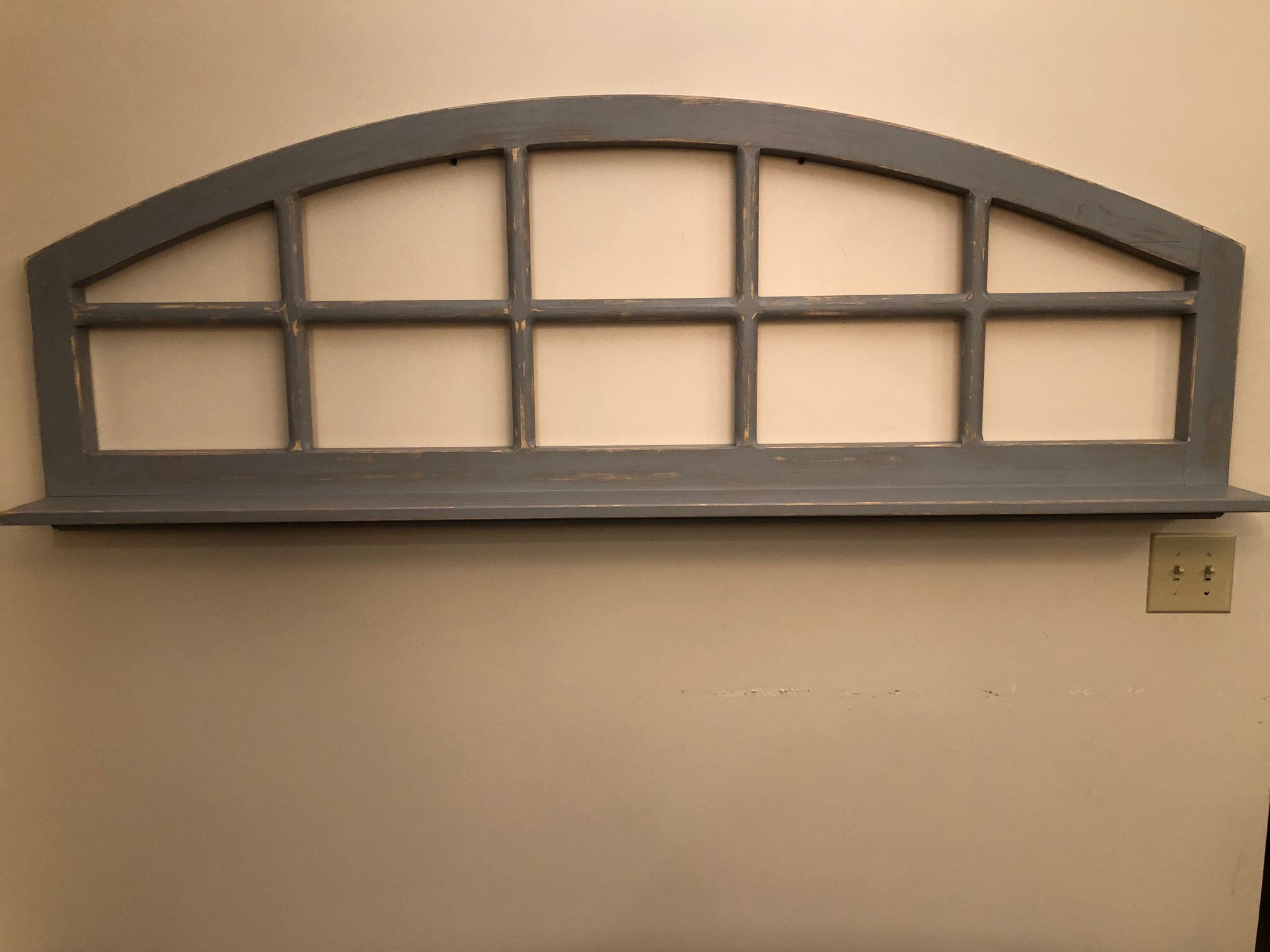 Custom Window Frame with Shelf