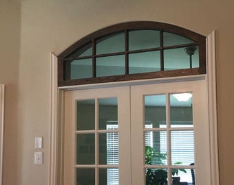 Custom Two Sided Arched Transom