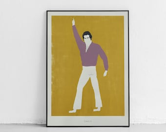 Travolta | screenprint poster | 100x70cm