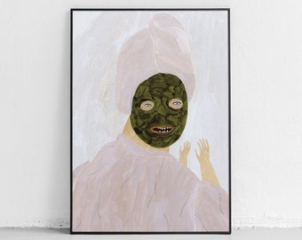 Beauty Mask | digital print