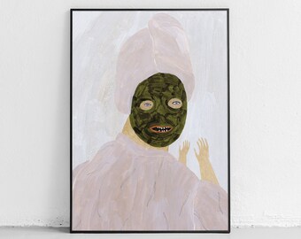 Beauty Mask | digital print