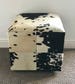 Cowhide footstool, chairs and ottomans, furniture, home and living, home decor 