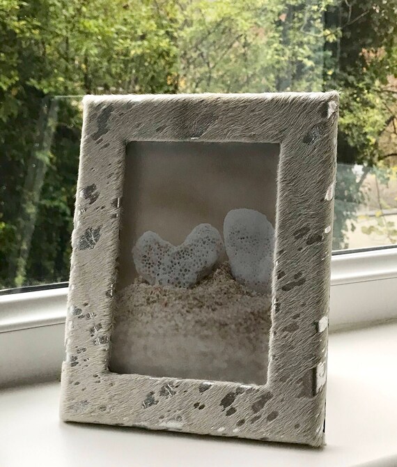 Cowhide Photo Frame Pictures And Frames Home Accessories Etsy