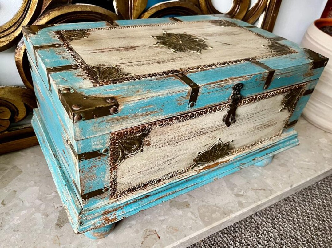 Indian Storage Trunk, Treasure Chest, Furniture, Home and Living Etsy