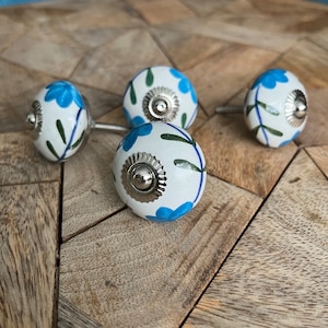 Ceramic door knobs/ handles - Set of 4pcs