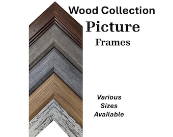 Picture Frames by Size - "Wood" collection