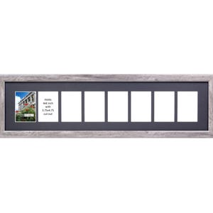 4x6 Multi-Opening Driftwood Picture Frame for up to 10 photos