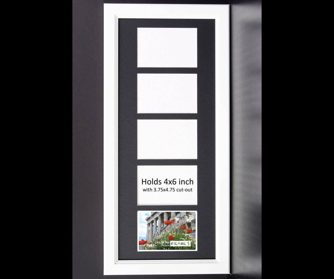 5 Opening White Picture Frame 2 Thru 10 Opening Glass Face Etsy