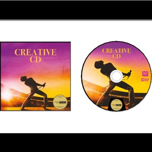 8&quot; x 12&quot; CD Music Frame with Matting Displays Disc and Cover Self - Standing or Wall Display (CD/Disc Not Included)