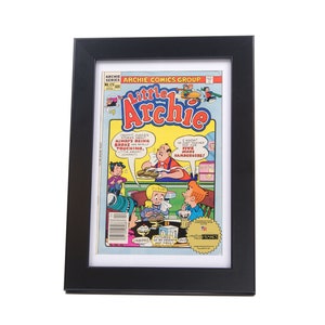 Comic Book Frame with Mat - Display your Vintage Comic Book Art with Graphic Enhancing Colored Mats