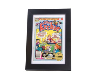 Comic Book Frame with Mat - Display your Vintage Comic Book Art with Graphic Enhancing Colored Mats