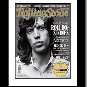 Magazine Frame - For Collectible Magazines White Mat