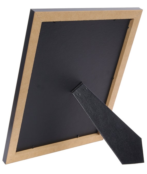 Cadre Diplôme 8,5 X 11 Pouces Noir - Verre Incassable - Style Classique Biseauté - Avec Chevalet Et Accessoires Mur - 3