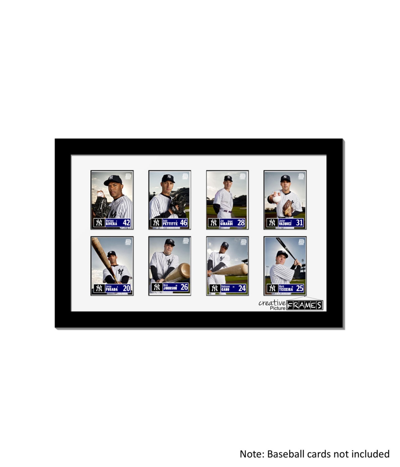 Eight Baseball Card Frame Perfect for Collectors Home Etsy