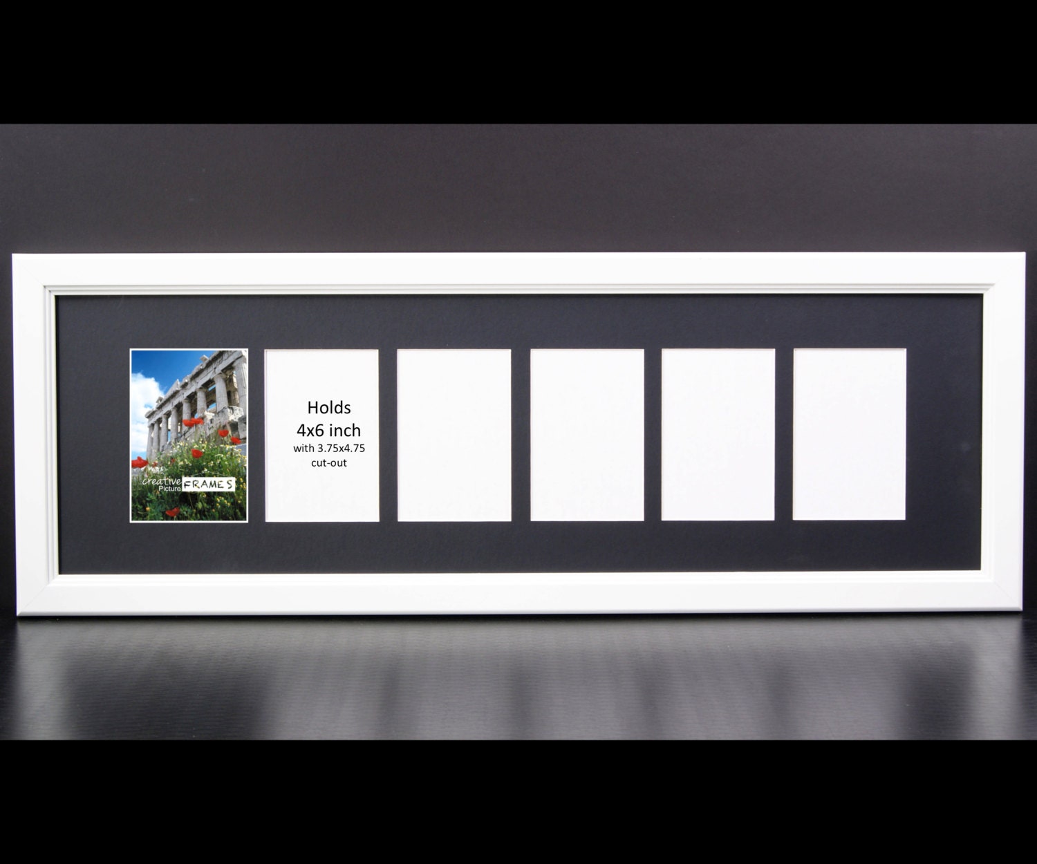 4x6 White Picture Frame With Collage Mat for Multi Photos Etsy Australia