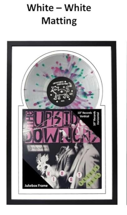 Jukebox Frame Jukebox-style Vinyl Record Frame With Double Matting Displays Album ...