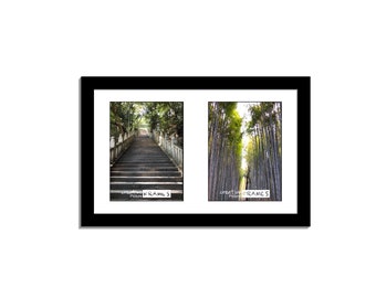 Clive Transitional Wall Frame Set, 11x14 matted to 8x10, Set of 2