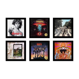 Vinyl Record Album Frame - Holds 12.5x12.5 Vinyl Album with LP - Record Album Cover Display, LP Album- No Mat