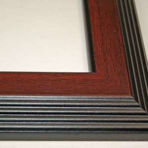 Mahogany Diploma Frame w/Mat image 3