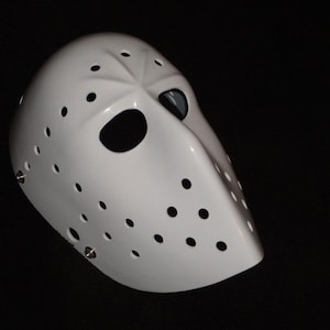 New vintage Parent hockey goalie mask white !!!