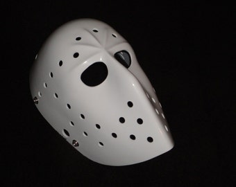 New vintage Parent hockey goalie mask white !!!