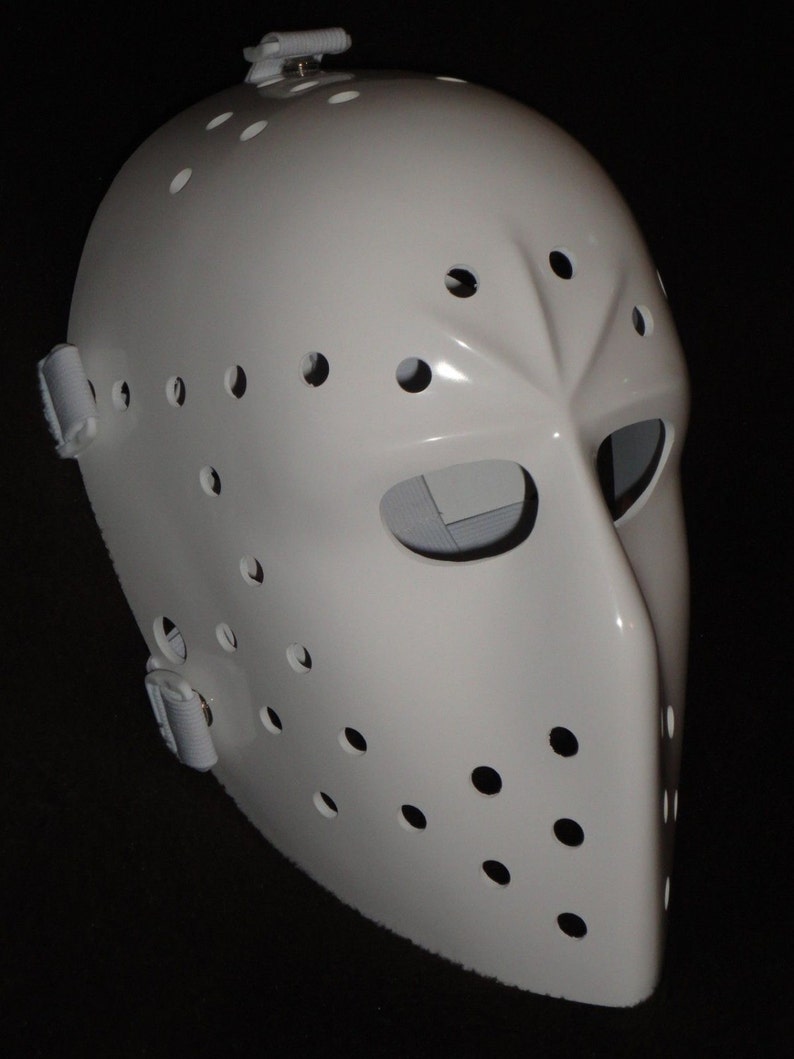 New Vintage Parent Hockey Goalie Mask White - Etsy