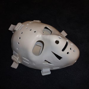 Eddie Giacomin style vintage goalie hockey mask !!!