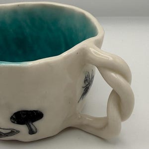 Handbuilt Ceramic Tumbler, Handbuilt pottery, Porcelain Cup