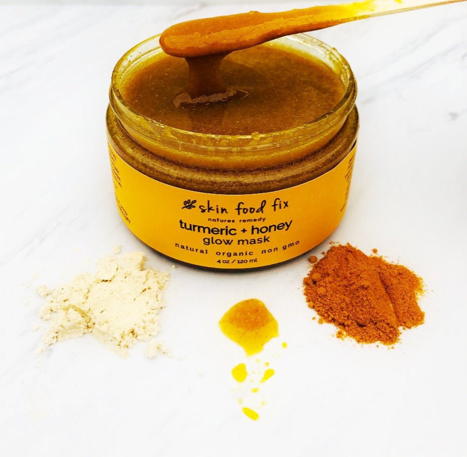 Turmeric Honey Mask Manuka Honey glow Skin Hydrate Curcuma Etsy