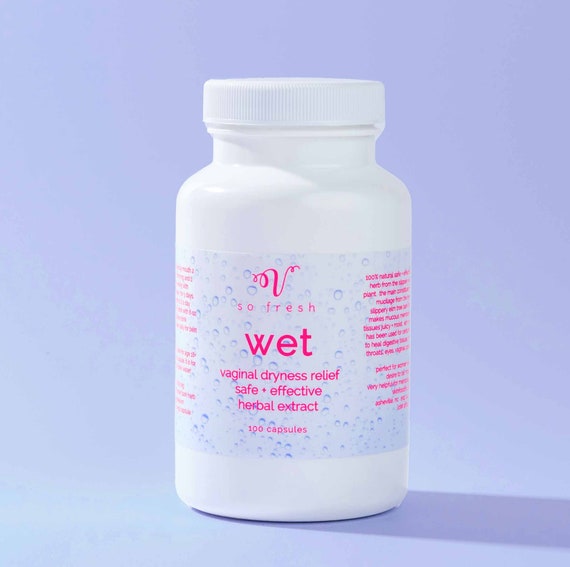 Wet Pills Vagina is Dry Slippery Elm Herb Dry Yoni Natural - Etsy